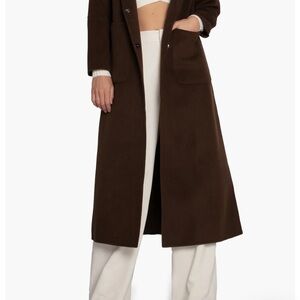 Elegant Brown Pea Coat